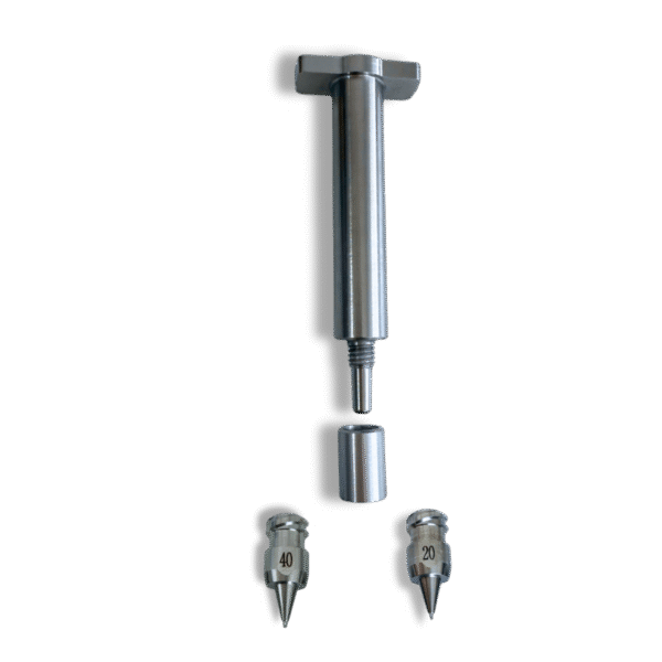 Zestaw akcesoriów (kartusz 3 ml, nakrętka, dysze 0.2 mm i 0.4 mm)